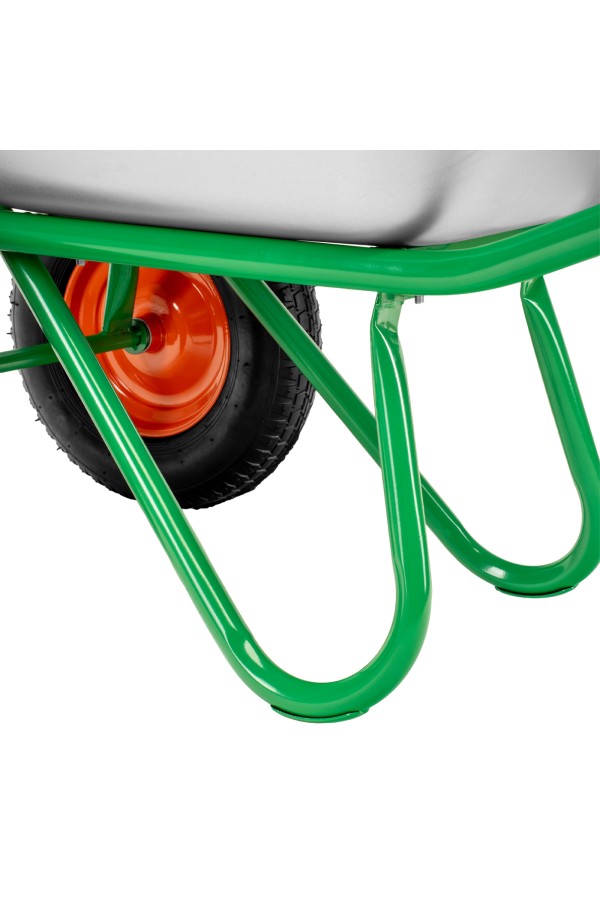 Тачка садово-строительная, 2-х колесная, усиленная, грузоподъемность 320 кг, объем 100 л Palisad