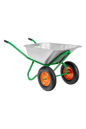 Тачка садово-строительная, 2-х колесная, усиленная, грузоподъемность 320 кг, объем 100 л Palisad