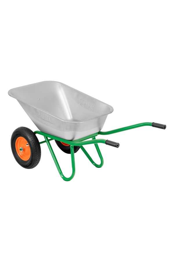 Тачка садово-строительная, 2-х колесная, усиленная, грузоподъемность 320 кг, объем 100 л Palisad