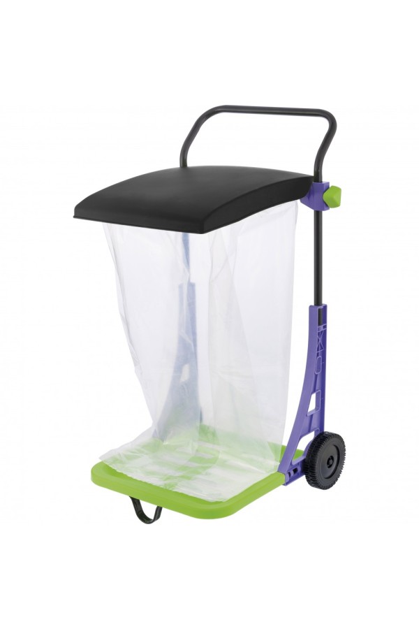 Тележка под мусорные пакеты с крышкой, 1 пакет в комплекте Palisad