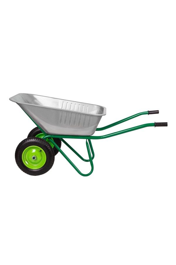 Тачка садово-строительная, 2-х колесная, грузоподъемность 320 кг, объем 100 л Сибртех