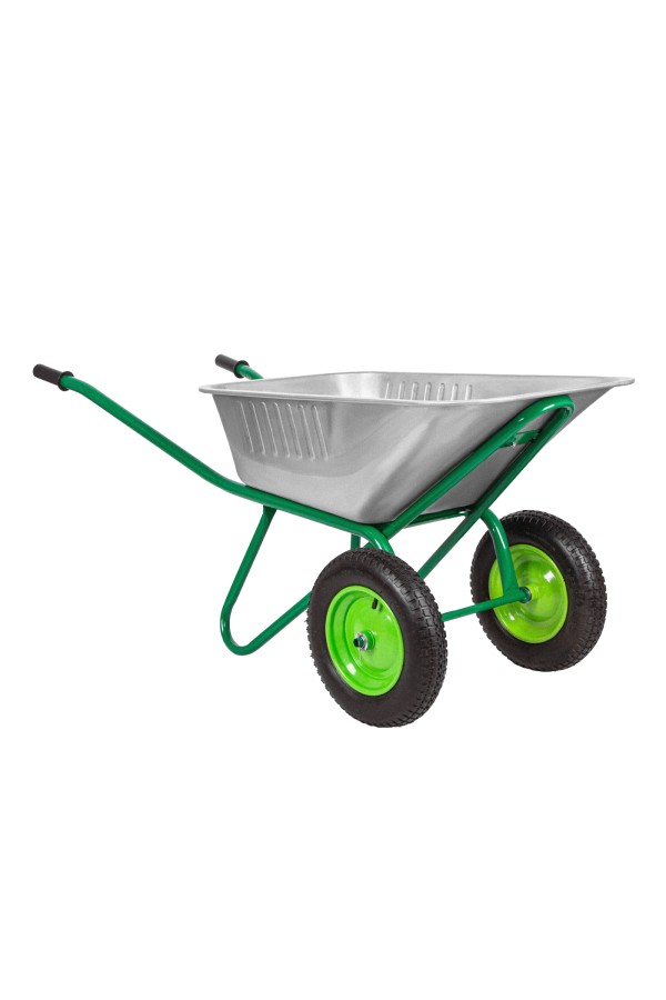 Тачка садово-строительная, 2-х колесная, грузоподъемность 320 кг, объем 100 л Сибртех