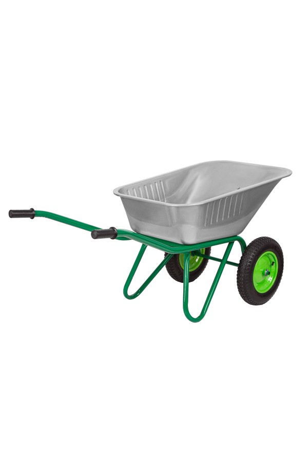 Тачка садово-строительная, 2-х колесная, грузоподъемность 320 кг, объем 100 л Сибртех