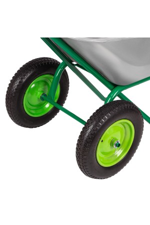 Тачка садово-строительная, 2-х колесная, грузоподъемность 320 кг, объем 100 л Сибртех