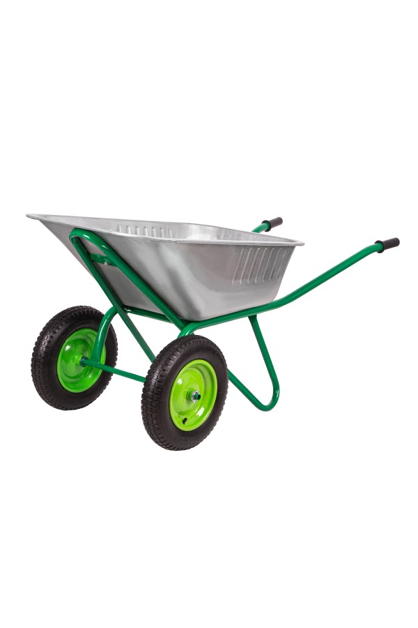 Тачка садово-строительная, 2-х колесная, грузоподъемность 320 кг, объем 100 л Сибртех