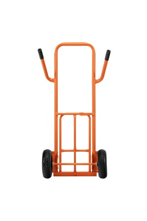 Тележка ручная двухколесная TTP2-01.00.000, грузоподъемность 190 кг, пневматические колеса d 260 мм, платформа 580 х 290 мм Сибртех