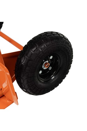 Тележка ручная двухколесная TTP2-01.00.000, грузоподъемность 190 кг, пневматические колеса d 260 мм, платформа 580 х 290 мм Сибртех