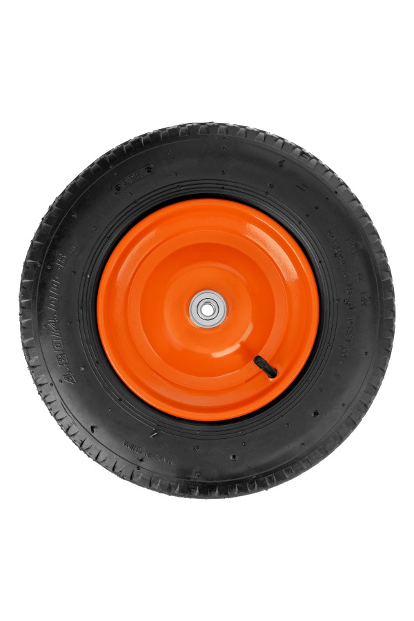 Колесо пневматическое 4.80/4.00-8 D380мм, подш. внут. диам. 12мм, длина оси 80мм Palisad
