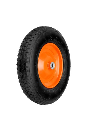 Колесо пневматическое 4.80/4.00-8 D 380 мм, внутренний подшипник D 12 мм, длина оси 90 мм Palisad