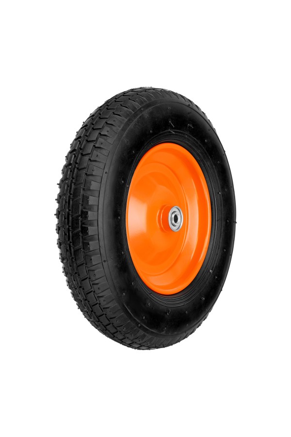 Колесо пневматическое 4.80/4.00-8 D 380 мм, внутренний подшипник D 12 мм, длина оси 90 мм Palisad