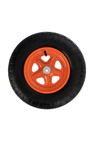 Колесо пневматическое «Звезда» 4.80/4.00-8 D380 мм, внутренний диаметр подшипника 12 мм, длина оси 90 мм Palisad