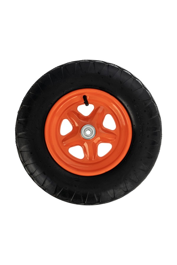 Колесо пневматическое «Звезда» 4.80/4.00-8 D380 мм, внутренний диаметр подшипника 12 мм, длина оси 90 мм Palisad