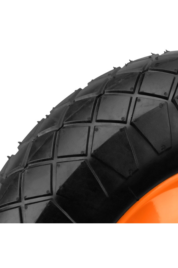 Колесо пневматическое 4.80/4.00-8 D 390 мм, внутренний подшипник D 20 мм, длина оси 80 мм Palisad