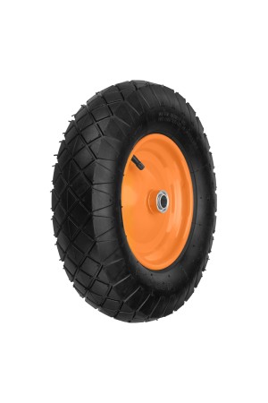 Колесо пневматическое 4.80/4.00-8 D 390 мм, внутренний подшипник D 20 мм, длина оси 80 мм Palisad