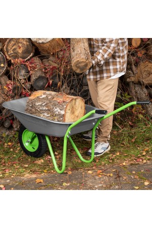 Тачка садовая, облегченная, объем 65 л Сибртех 689615