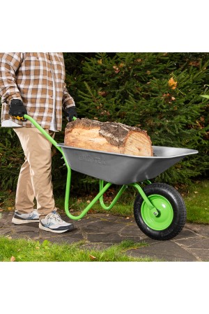 Тачка садовая, облегченная, объем 65 л Сибртех 689615