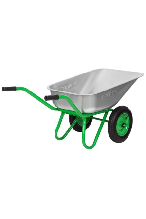 Тачка садово-строительная 2-х колесная, грузоподъемность 230 кг, объем 90 л Сибртех