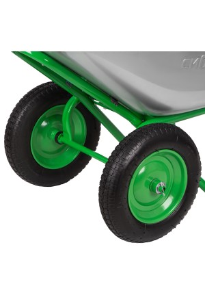 Тачка садово-строительная 2-х колесная, грузоподъемность 230 кг, объем 90 л Сибртех