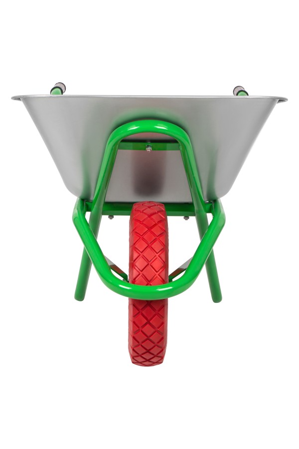 Тачка садово-строительная с PU колесом, грузоподъемность 180 кг, объем 90 л Сибртех