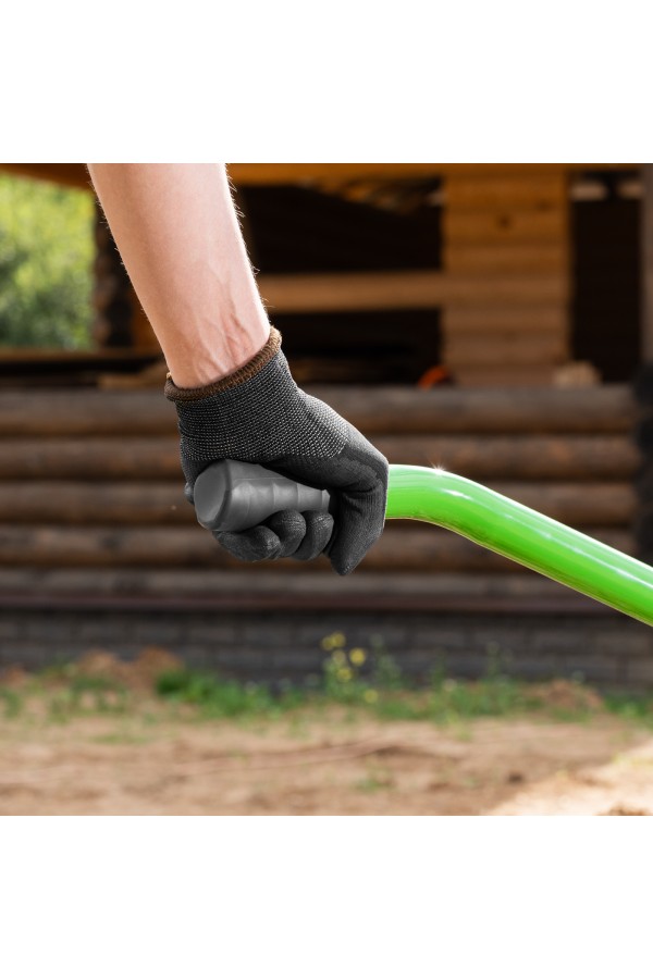 Тачка садово-строительная с PU колесом, грузоподъемность 180 кг, объем 90 л Сибртех