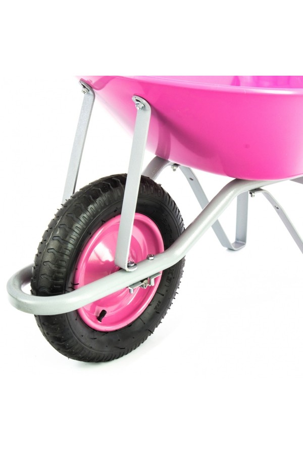 Тачка садовая, грузоподъемность 160 кг, объем 78 л Pink Line Palisad