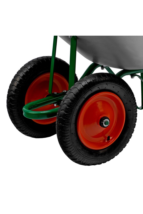 Тачка садовая, 2-х колесная, грузоподъемность 170 кг, объем 78 л