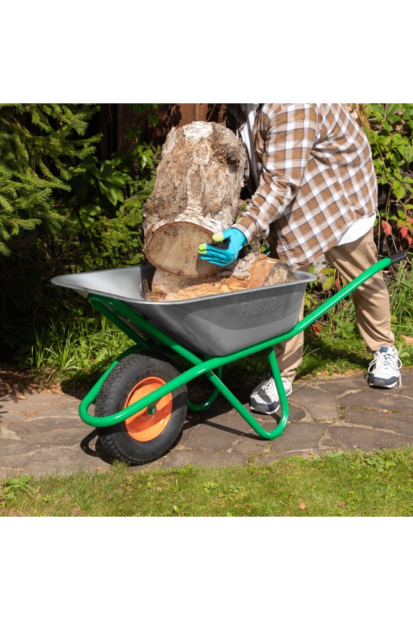 Тачка садово-строительная, усиленная, грузоподъемность 200 кг, объем 90 л Palisad