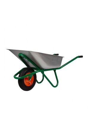 Тачка садово-строительная, усиленная, грузоподъемность 200 кг, объем 90 л// Россия