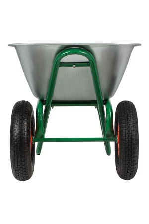 Тачка садово-строительная, 2-х колесная, усиленная, грузоподъемность 320 кг, объем 100 л// Palisad