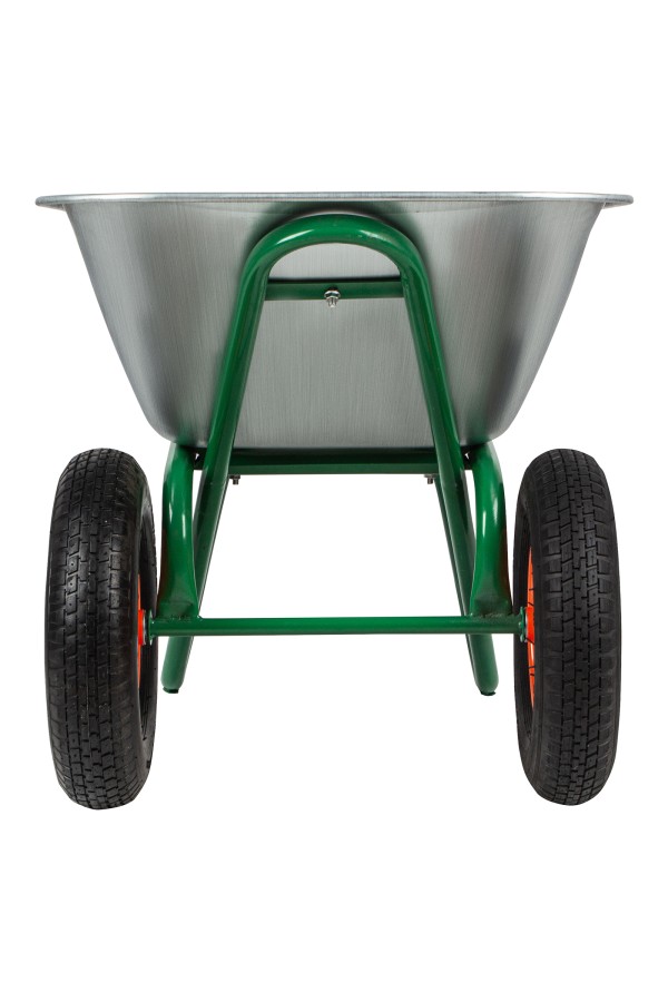 Тачка садово-строительная, 2-х колесная, усиленная, грузоподъемность 320 кг, объем 100 л Palisad