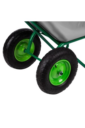 Тачка садово-строительная, 2-х колесная, усиленная, грузоподъемность 320 кг, объем 100 л// Россия