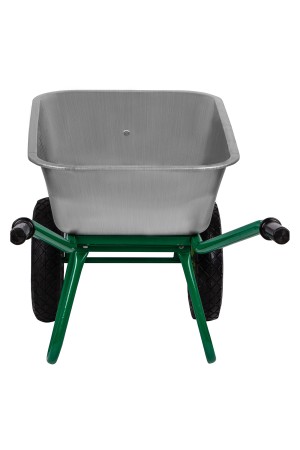 Тачка садово-строительная, 2-х колесная, усиленная, грузоподъемность 320 кг, объем 100 л// Россия