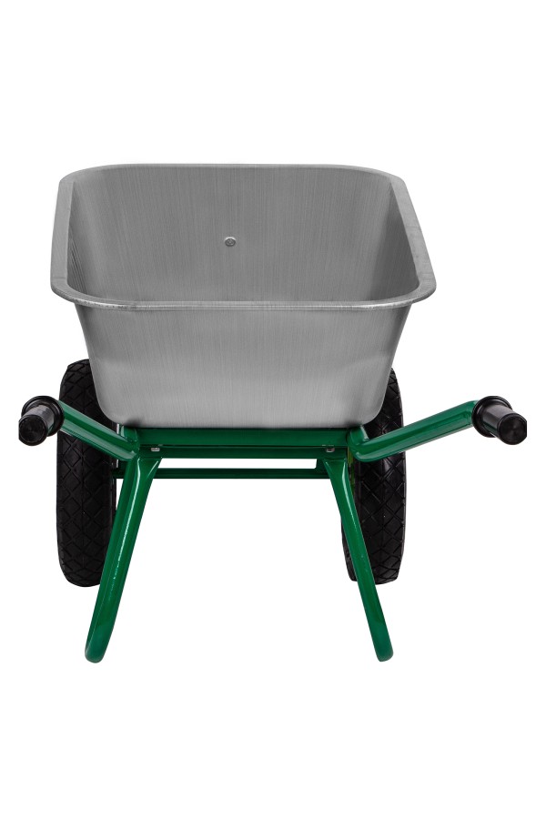 Тачка садово-строительная, 2-х колесная, усиленная, грузоподъемность 320 кг, объем 100 л