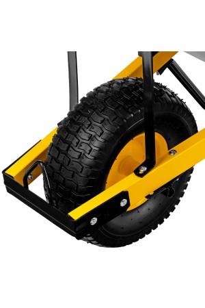 Тачка строительная, усиленная, объем 140 л, 230 кг, колесо 15х6.00-6 Denzel