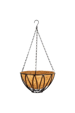 Подвесное кашпо, D 26 см, высота с цепью и крюком 53.5 см Palisad