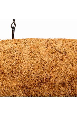 Кашпо подвесное с вкладышем из коковиты, полукруглое D 35 Palisad