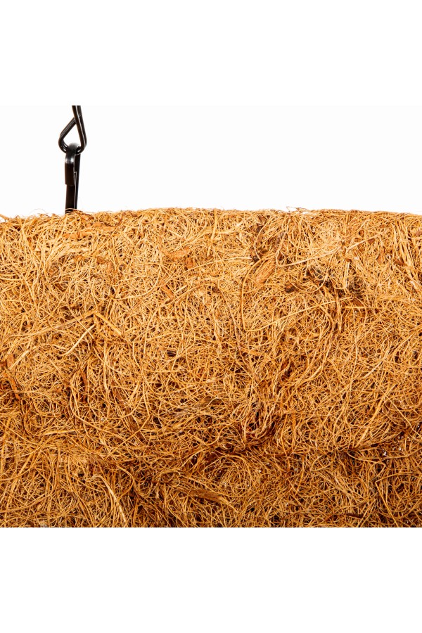 Кашпо подвесное с вкладышем из коковиты, полукруглое D 35 Palisad