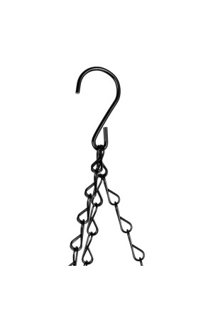 Кашпо подвесное с вкладышем из коковиты, полукруглое D 35 Palisad