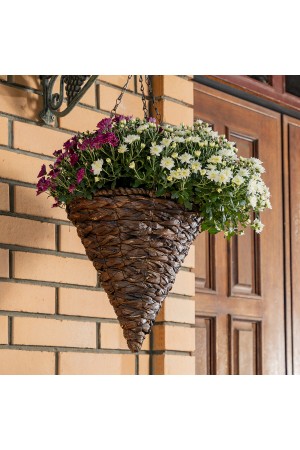 Кашпо подвесное Гиацинт, конус D 30 см Palisad