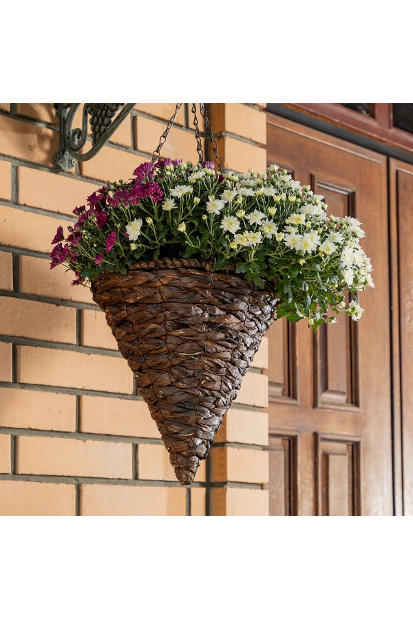 Кашпо подвесное Гиацинт, конус D 30 см Palisad