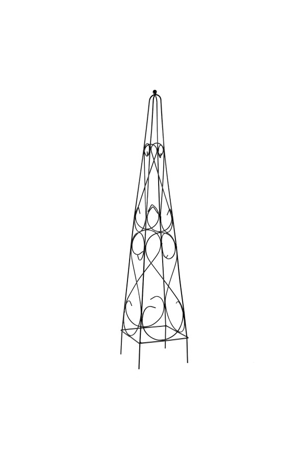 Пирамида садовая декоративная для вьющихся растений, 112.5 х 23 см, квадратная Palisad