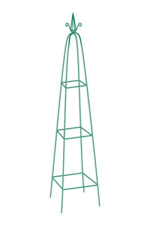 Пирамида садовая декоративная для вьющихся растений, 198 х 33 см, пирамида Palisad