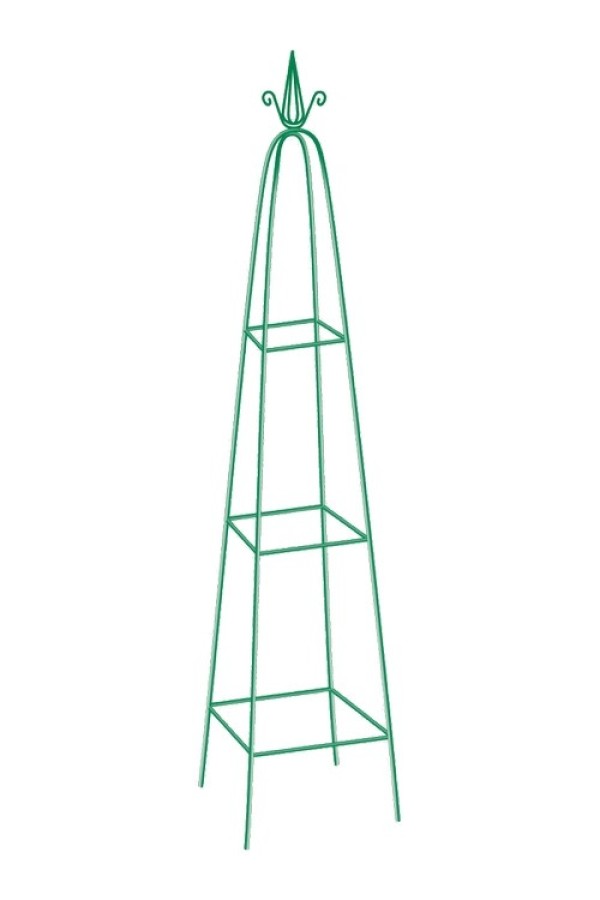 Пирамида садовая декоративная для вьющихся растений, 198 х 33 см, пирамида Palisad