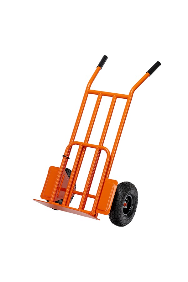 Тележка ручная 2-х колесная, облегченная, г/п 150кг, откидная платформа 430х355мм Сибртех