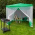 Тент садовый с москитной сеткой, 2.5 х 2.5/2.4, Camping Palisad