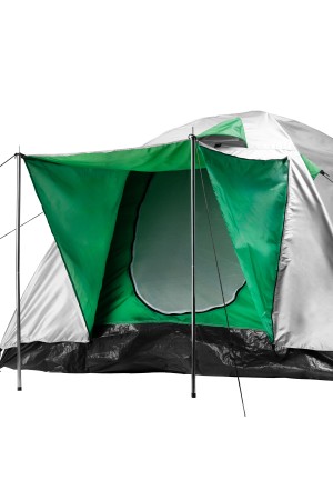 Палатка двухслойная трехместная 210 x 210 x 130 см, Camping Palisad