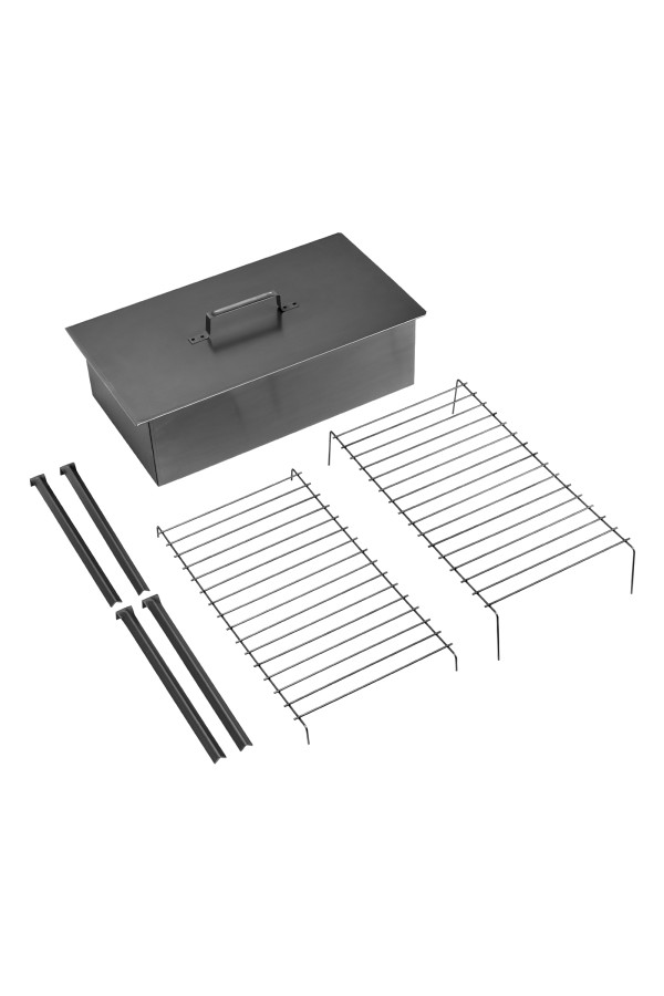 Коптильня двухъярусная 500 x 270 x 175 мм, 0.8 мм, с поддоном, на ножках, Camping Palisad