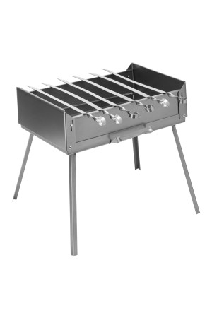 Мангал-дипломат в сумке 410 x 280 x 125, 1.5 мм, 6 шампуров в комплекте, Россия Camping Palisad