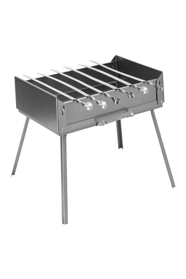 Мангал-дипломат в сумке 410 x 280 x 125, 1.5 мм, 6 шампуров в комплекте, Camping Palisad