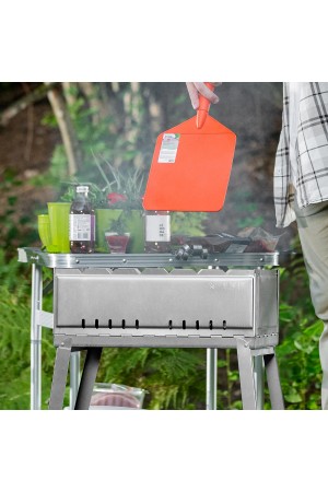 Мангал облегченный с ребрами жесткости 500 х 300 х 500 мм, Россия Camping Palisad